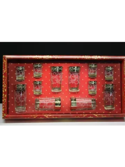 Набор 12 предметов стакан и стопка