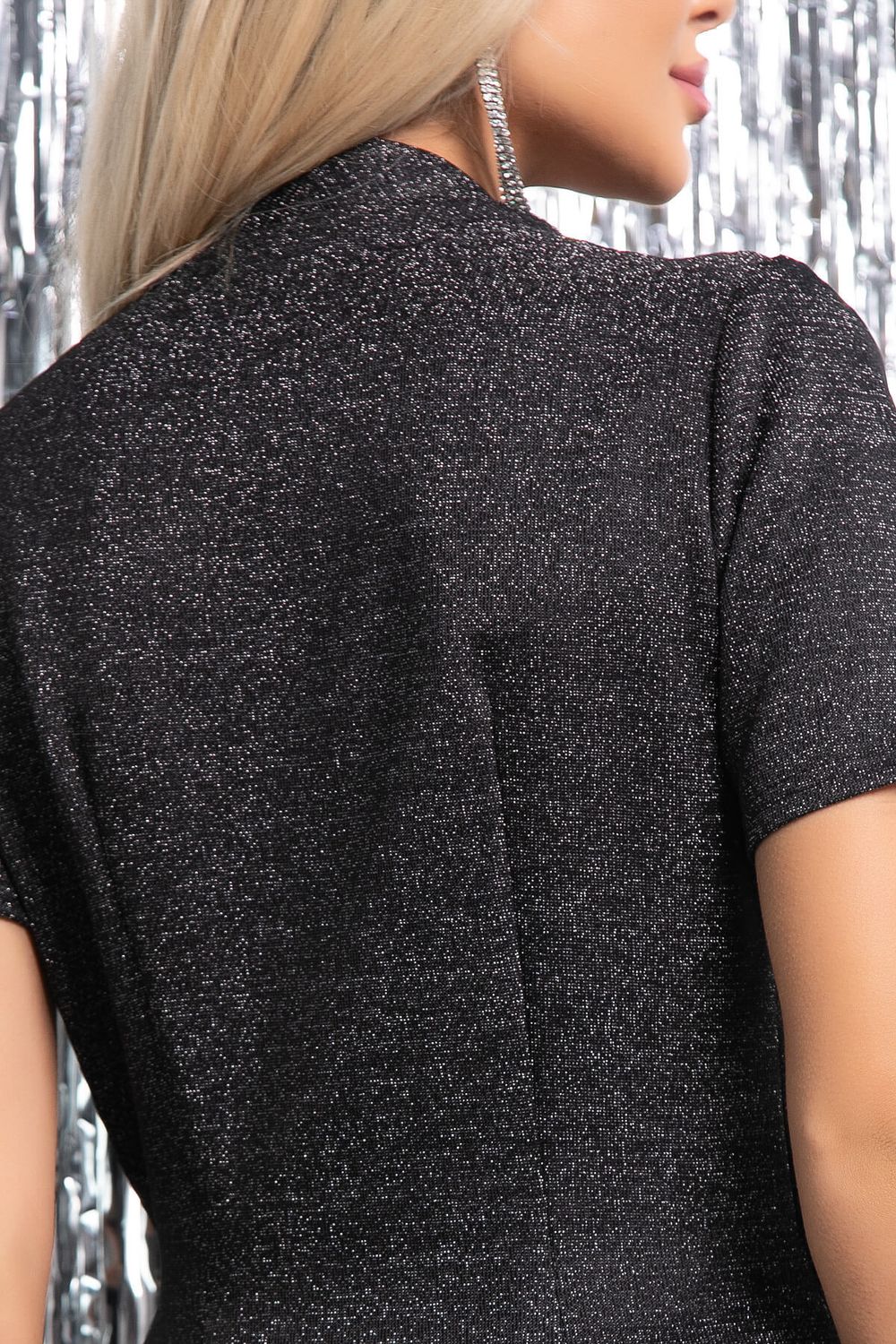 Платье "Ах, какая женщина" (мерцающий чёрный) П7829 LT Collection