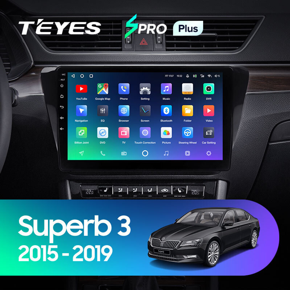 Teyes SPRO Plus 10.2" для Skoda Superb 2015-2019