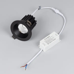 Светильник MS-ATOLL-BUILT-R86-10W Day4000 (BK, 60 deg, 230V) (Arlight, IP54 Металл, 5 лет) 044613