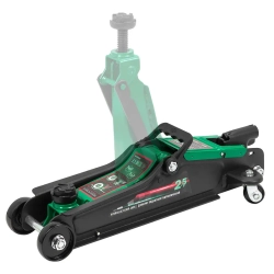 Домкрат подкатной гидравлический 2.5т (h min 90мм, h max 400мм) в кейсе RockForce##Rock FORCE RF-T830031BS(DS)