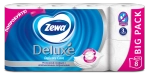 Туалетная бумага 8 рулонов 3-х слойная Zewa Deluxe Delicate Care