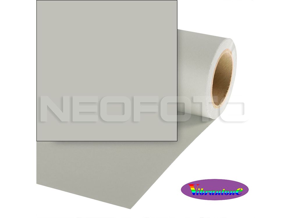 Фон бумажный Vibrantone VBRT1105 Pastel Grey 1.35x6м серый