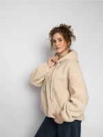 Толстовка плюшевая с капюшоном