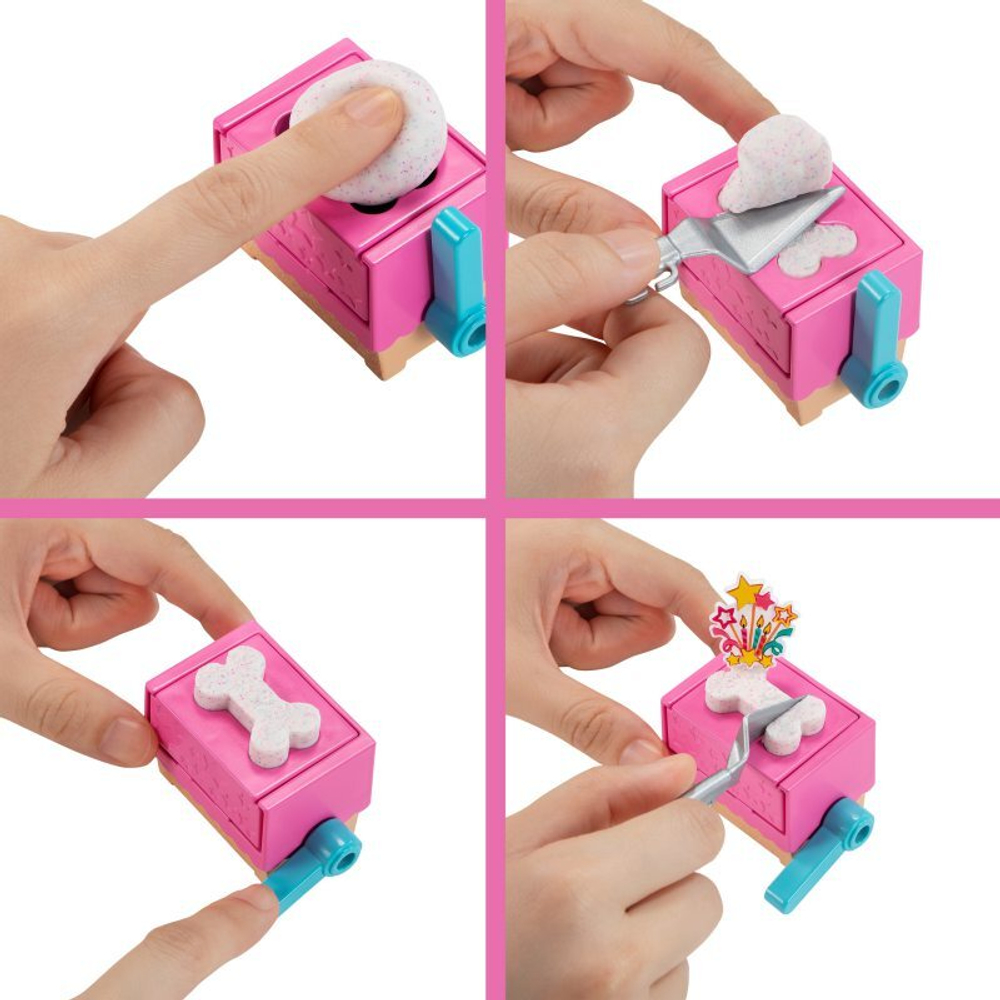 Кукла Barbie Puppy Party Set Кукла и пластиковая масса GXV75