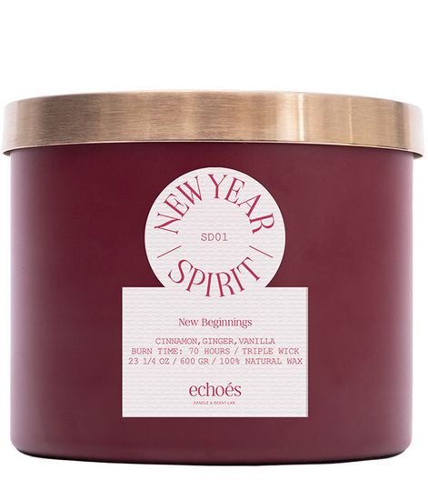 New Year Spirit, свеча New Beginnings collection, Echoes