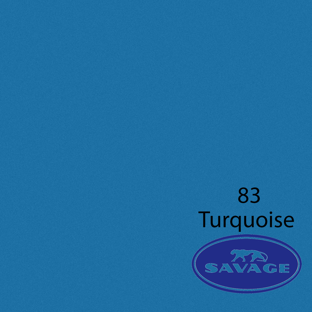 Бумажный фон 1,35х11м, цвет TURQUOISE