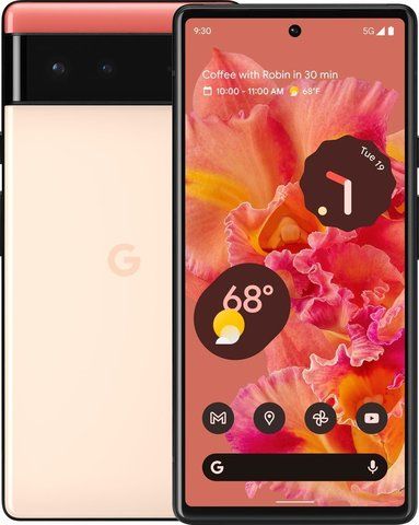 Смартфон Google Pixel 6 256GB Kinda Coral (Pink), Коралловый (USA, Global)