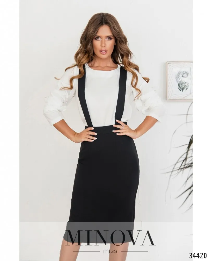 Юбка 1146-2-черный Minova