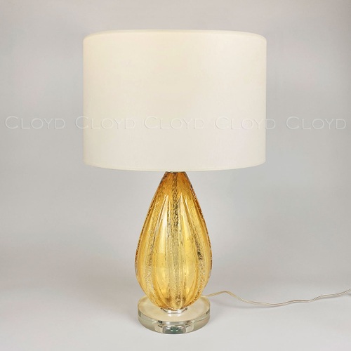 Настольная лампа Cloyd CEREUS-A T1 / крем. - выс. 58 см - янтарн. стекло (арт.30041)