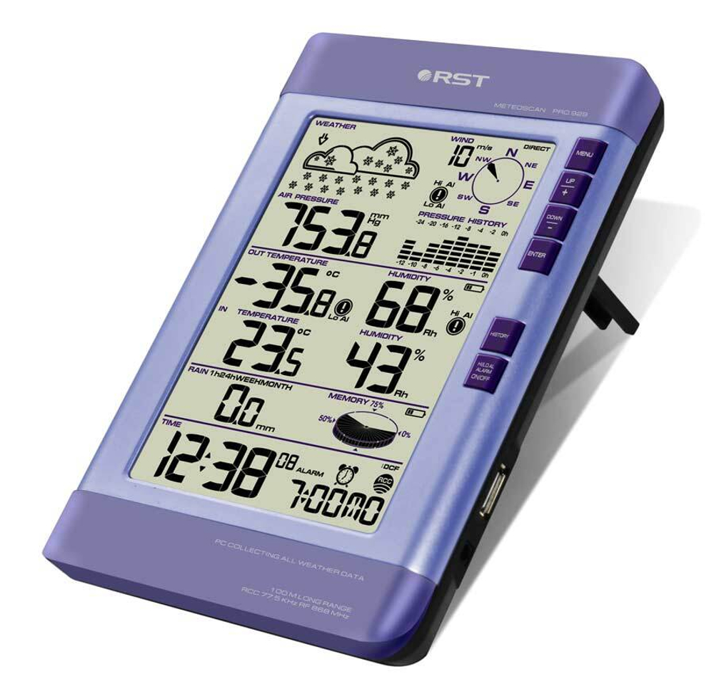 Профессиональная метеостанция RST MeteoScan 929 pro