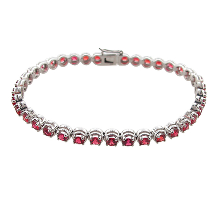 Браслет с сапфирами из белого золота JA-B-522674-3