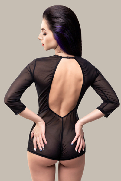 Эротический комбинезон Waname Preciosity черный 42-44