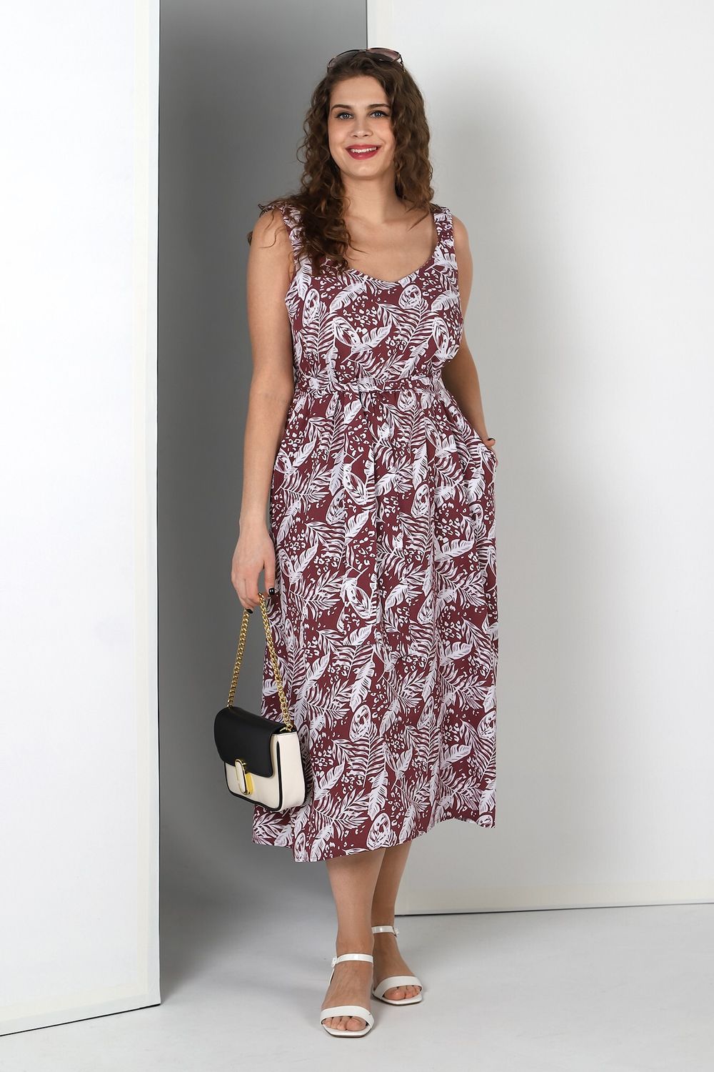 Сарафан Сезон-3 Виотекс БОРДОВЫЙ