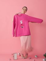 СВИТШОТ ЗАЙКА COOL FUCHSIA