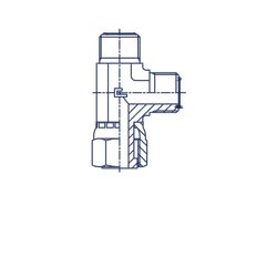 Соединение PLN ORFS 13/16 (обжатая гайка)