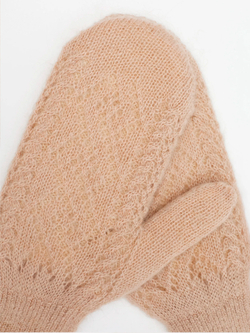 Варежки В036-08 бежевые