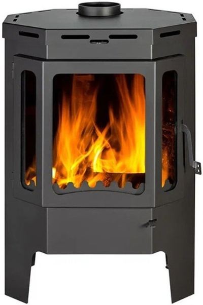 Печь-камин Бавария призматик пристенно угловой