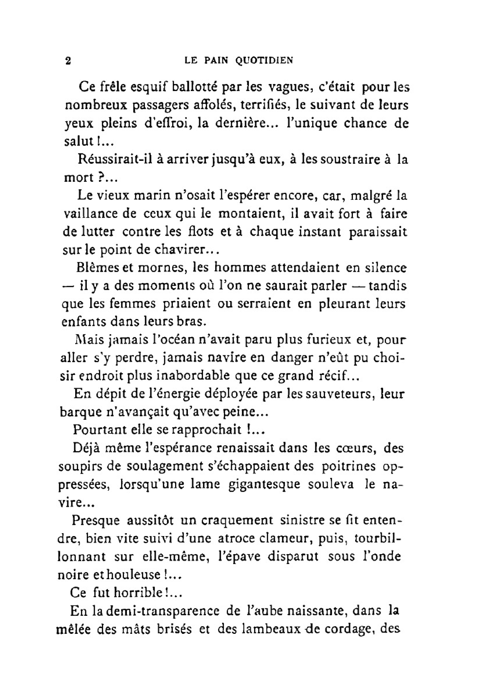 Le pain quotidien | Paul de Martiny