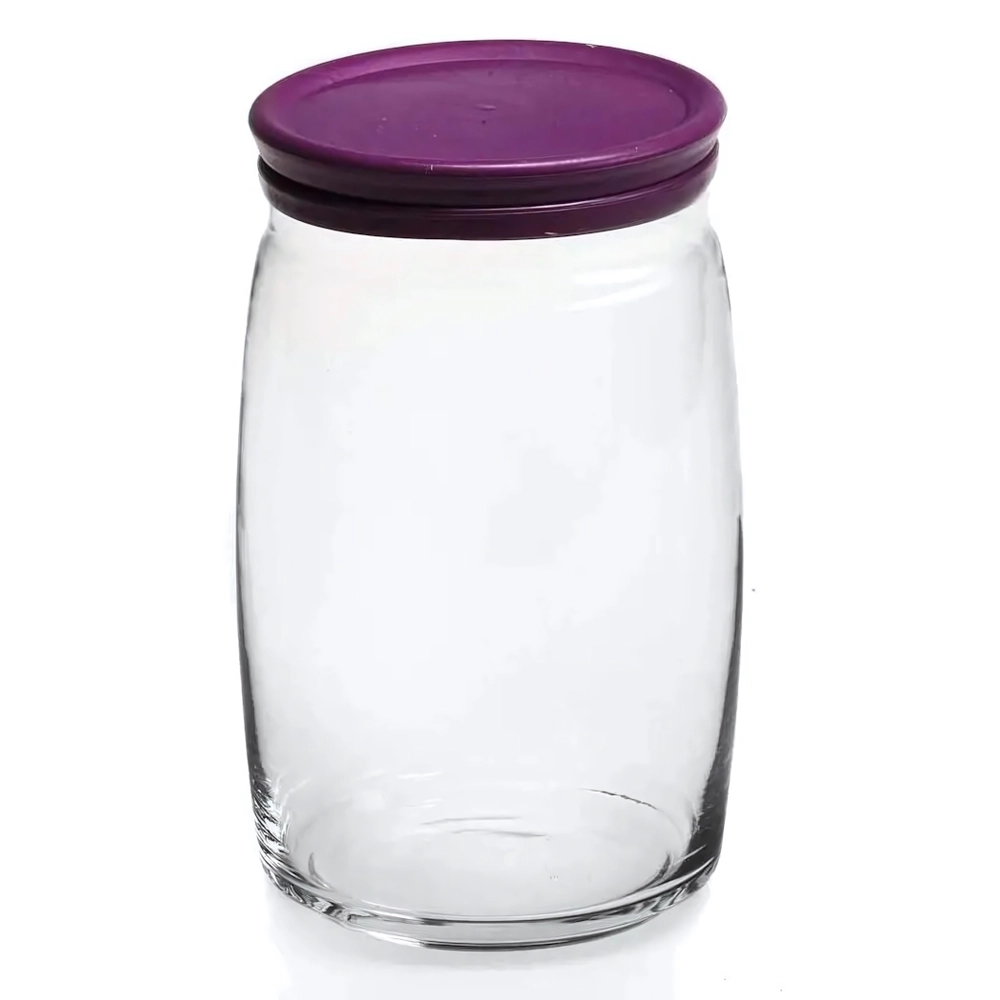 Банка для продуктов стеклянная 1100мл 2шт «Чешни» 43013B