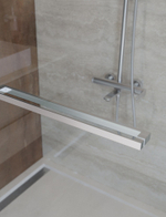 Душевая дверь Cezares LUX-B-FS-1-100-C-CR, 100х195, профиль хром, стекло прозрачное