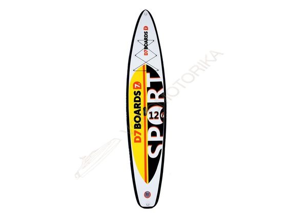 Надувная доска для SUP серфинга D7 Boards Sport 12.6