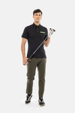 Мужское поло Hydrogen RUBBER LOGO TECH POLO (GL0013-007)