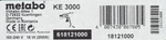 Metabo KE 3000, 200 Вт зеленый