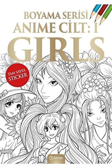 Anime Boyama Cilt 1 - Girls