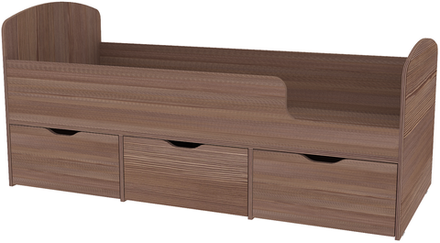 Кровать КарИВи Малыш Мини Бодего Темный Бодего Темный