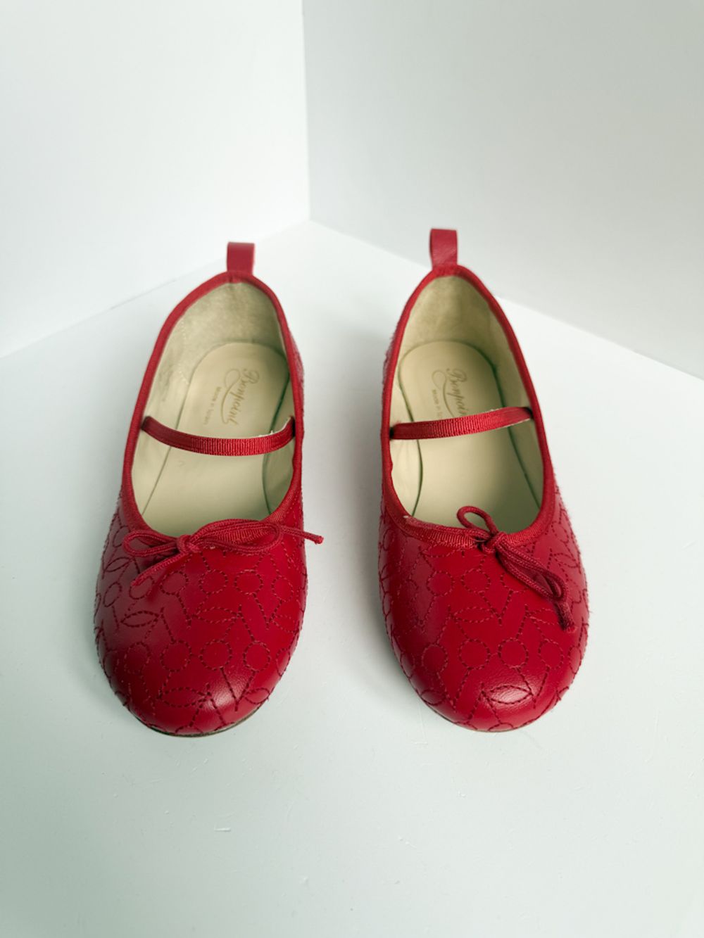 Кожаные туфли-балетки Bonpoint, 34