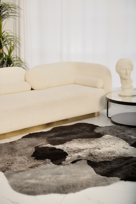 Ковер Мосси стриженный темно-серый