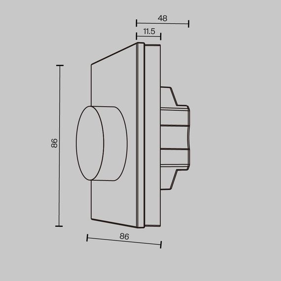 Панель управления Maytoni Lighting control 711024