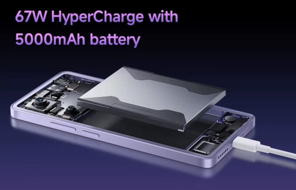 Смартфон Xiaomi Redmi Note 14S 8/256 GB, Ростест(ЕАС), Dual nano SIM, голубой