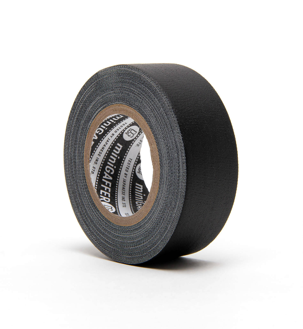 Профессиональный тейп 120mesh @trueGAFF 25мм/9м -  Черный /на тканевой основе для киносъемок и сцен тип Gaffer Pro tape /