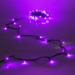 Гирлянда для дома 3,5м 36 ламп LED зелёный пров.,8 реж, IP-20, Фиолетовый