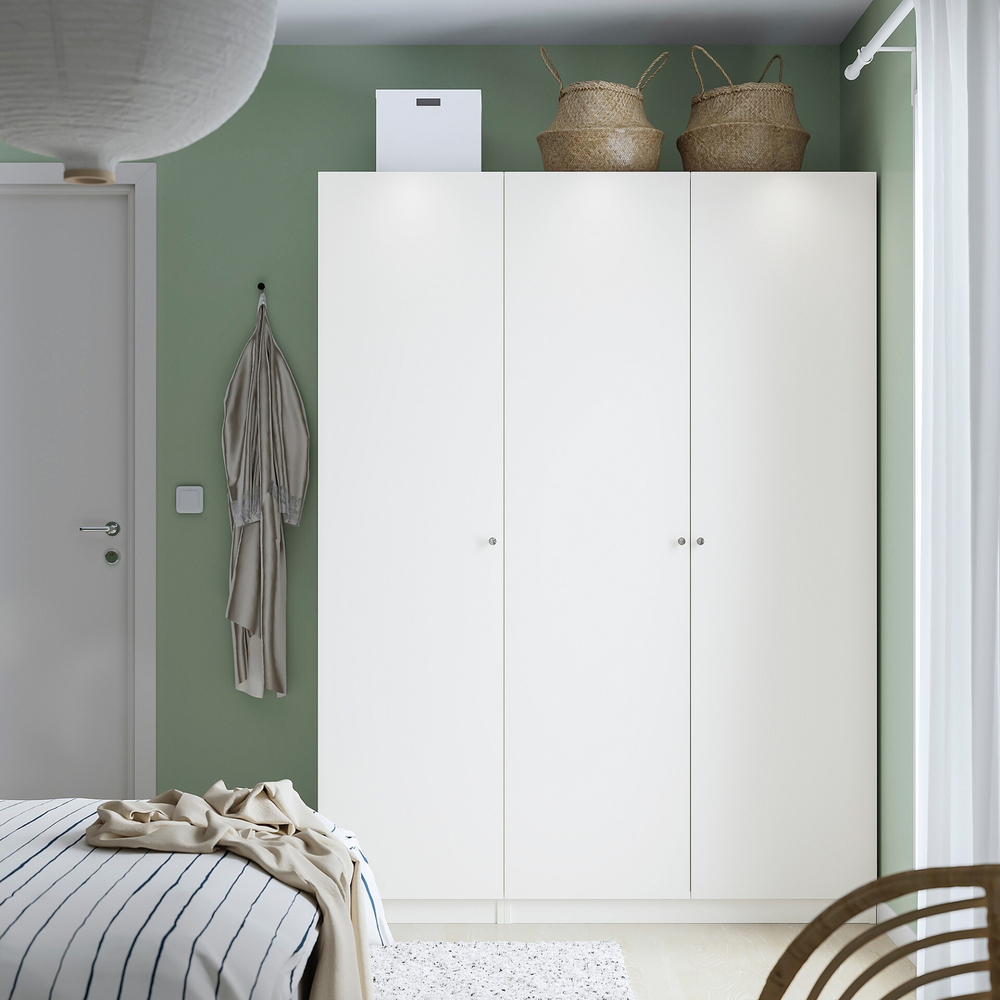 Распашной шкаф PAX FORSAND IKEA (комбинация) (белый)  170*50*240