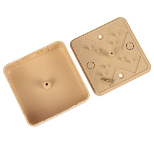 Коробка распаячная TDM 75х75х28 мм IP40 ОП сосна