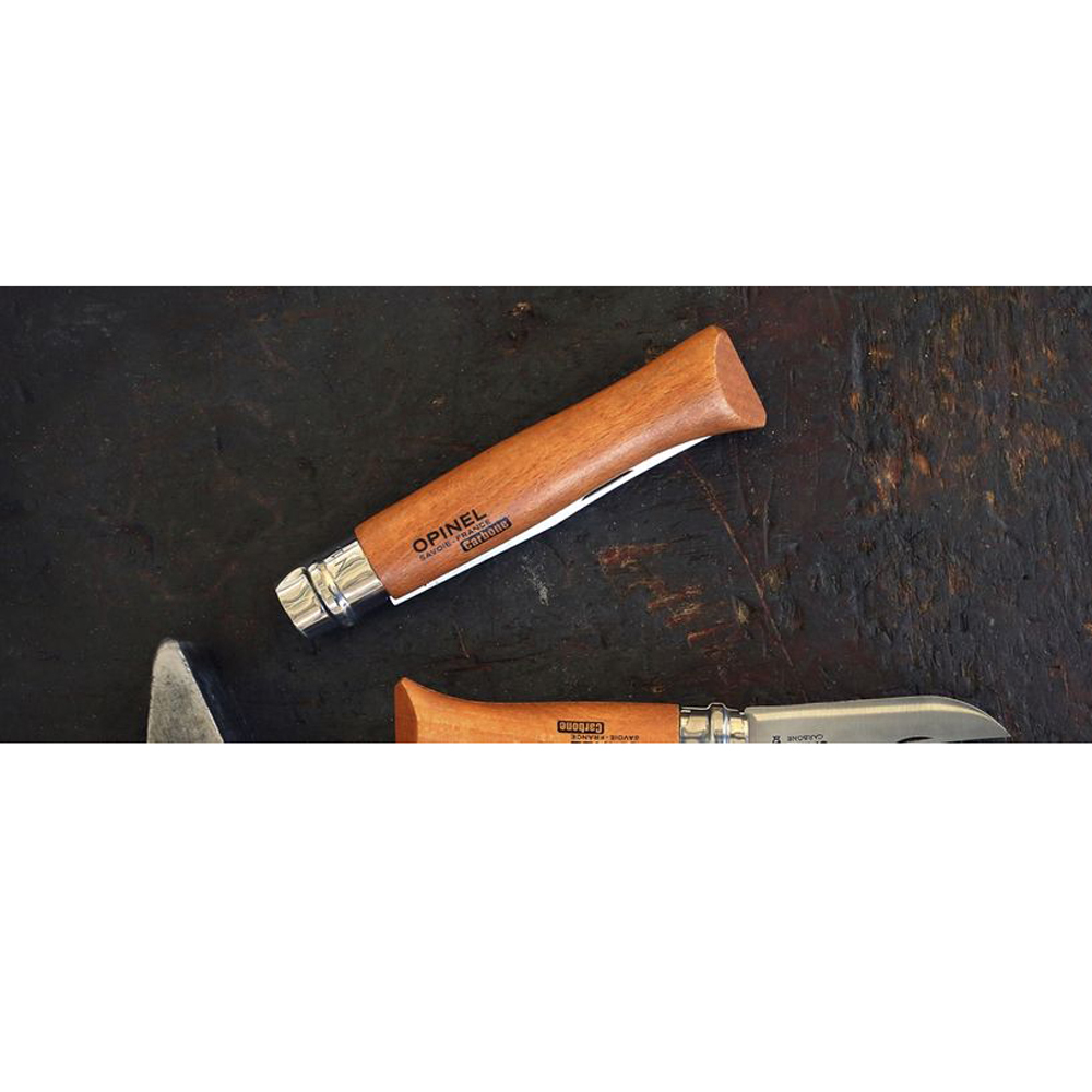 Нож Opinel №9, углеродистая сталь, бук