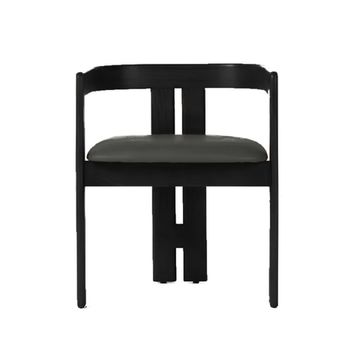 Стул Irma черное дерево и экокожа