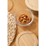 Контейнер для запекания и хранения eco store с крышкой из бамбука, 400 мл