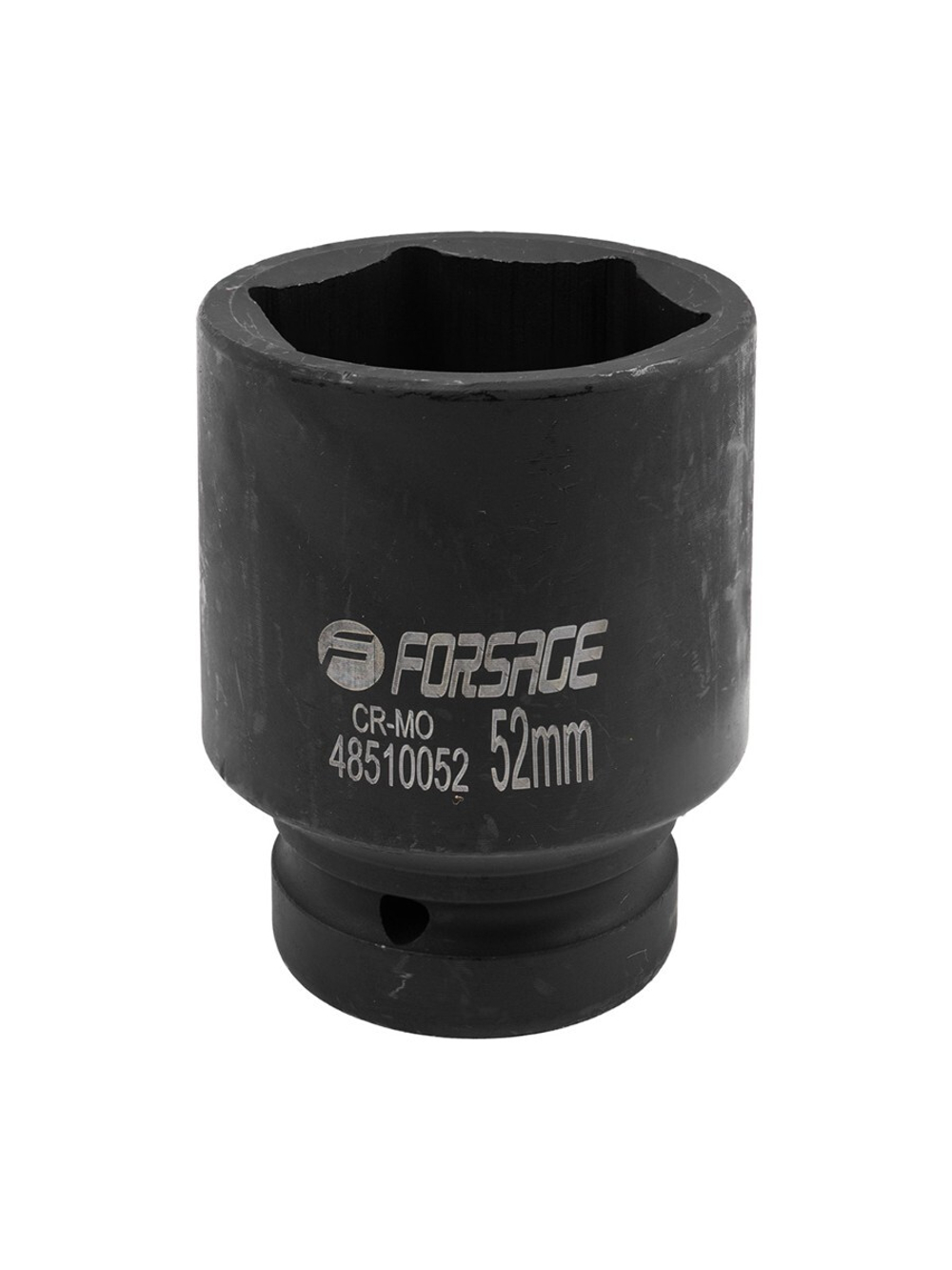 Головка ударная глубокая 1'', 52мм (6гр.) Forsage F-48510052