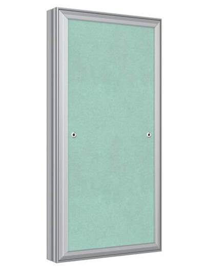 Люк ревизионный D Ceramo Base 200х400 скрыт.монтаж съемный алюминий EVECS