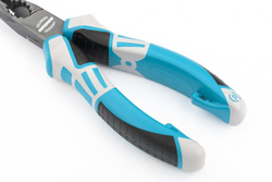 Длинногубцы прямые 170 мм, трехкомпонентные рукоятки Gross