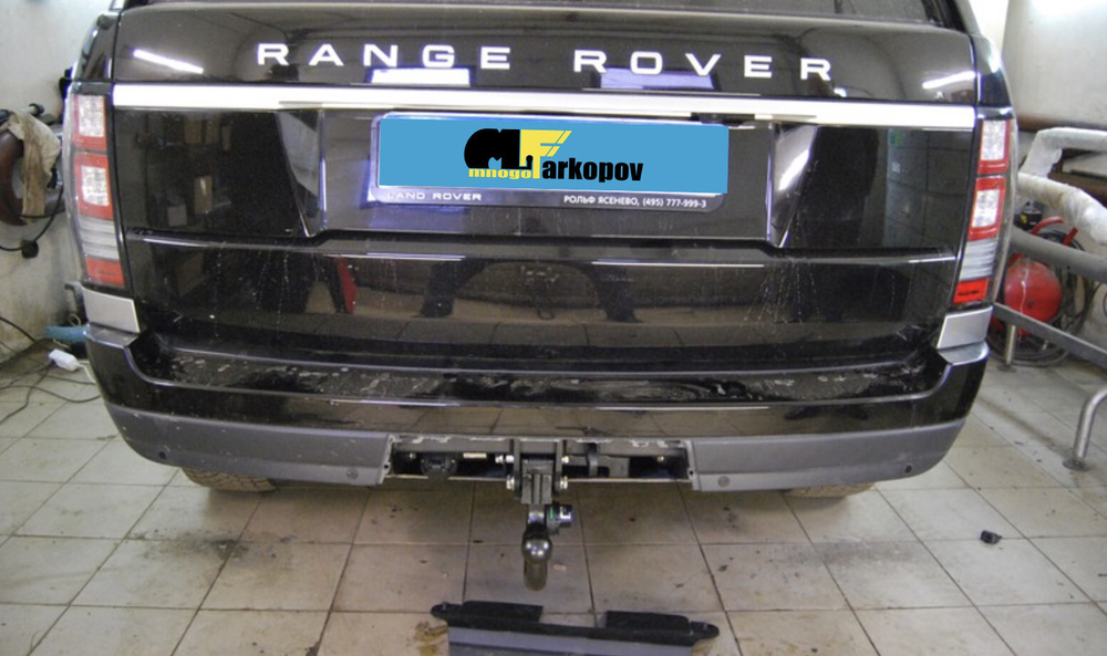 Фаркоп Steinhof L-115 для Land Rover Range Rover IV L405 2013-2022(паспорт и сертификат в комплекте)(без электрики)