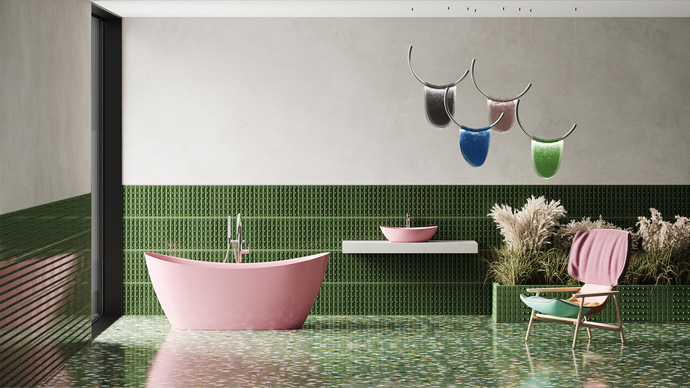 Ванна NOEMI 185x81 матовая покраска по RAL полностью