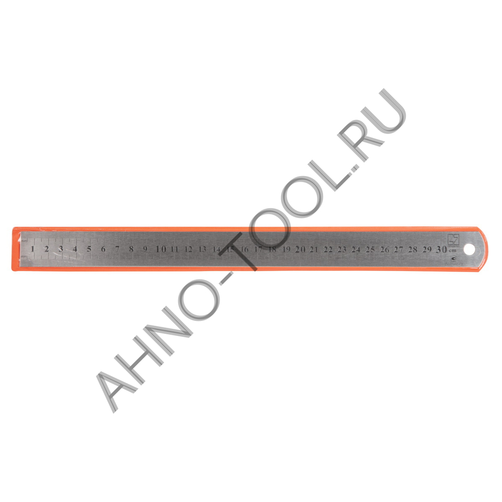 Линейка металлическая двусторонняя 300мм ГОСРЕЕСТР 89148-23 ТОЧИНТЕХ