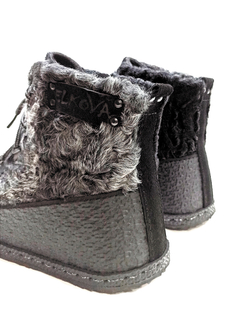 Ботинки из натурального каракуля "DOUBLE COLOR"