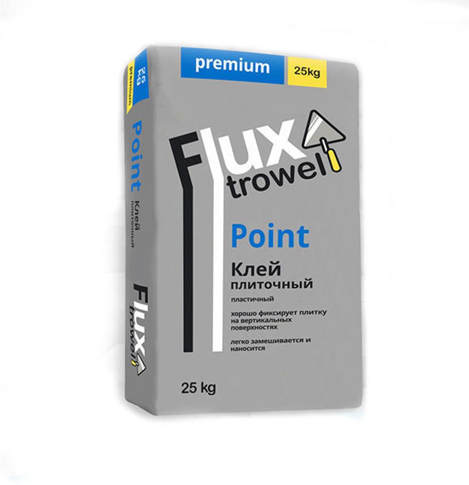 КЛЕЙ FLUX POINT ЦЕМЕНТНЫЙ 25КГ 130-25