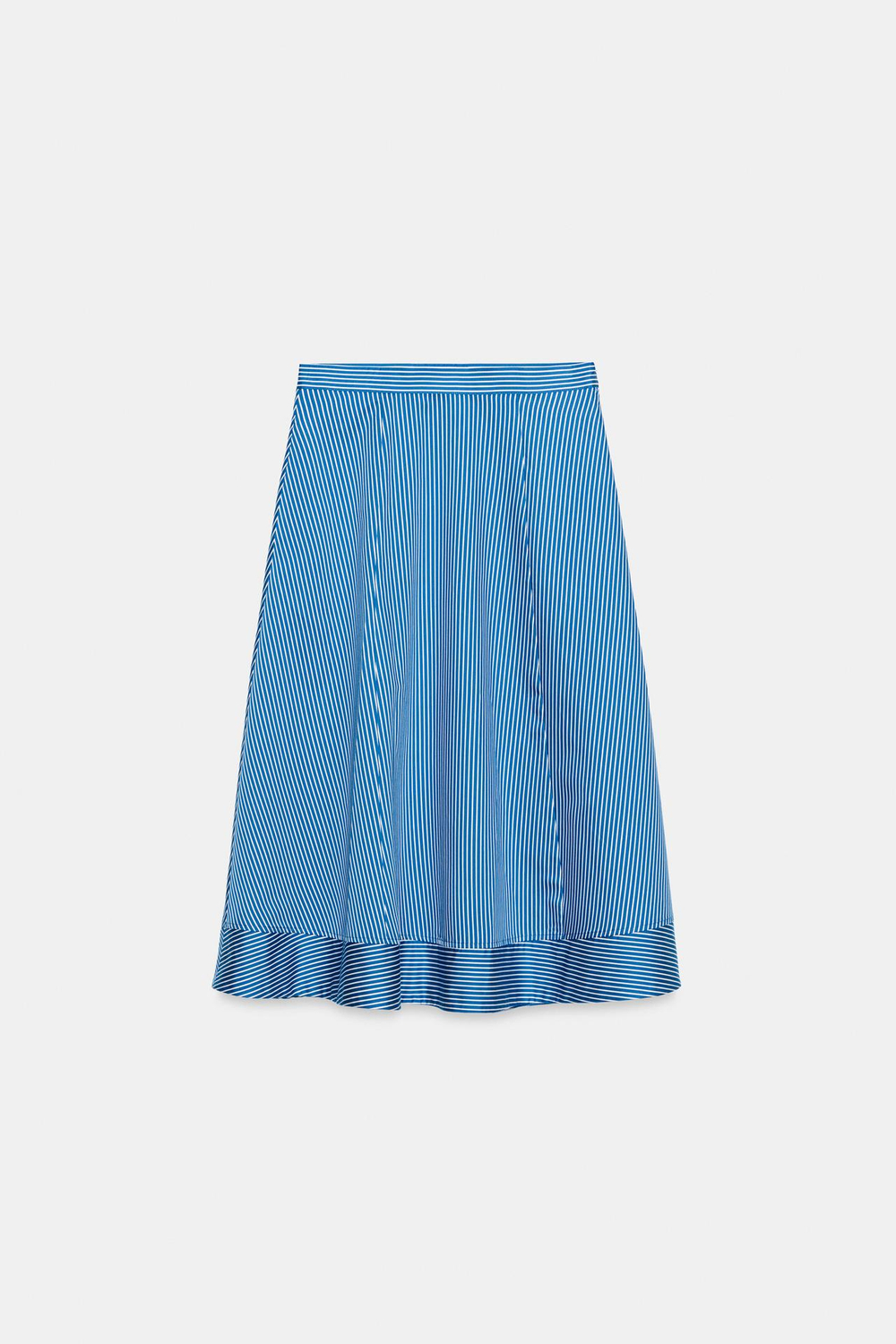 ZARA ЮБКА В ПОЛОСКУ — ZW COLLECTION, СИНИЙ/БЕЛЫЙ